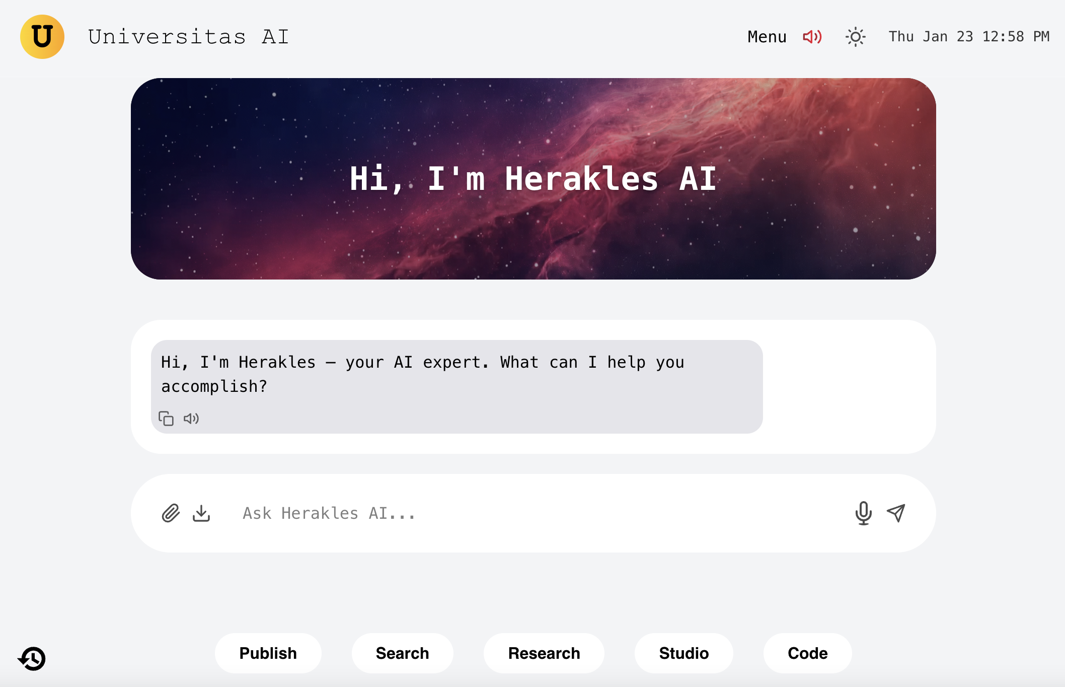 Socrates AI Dashboard with Chat
